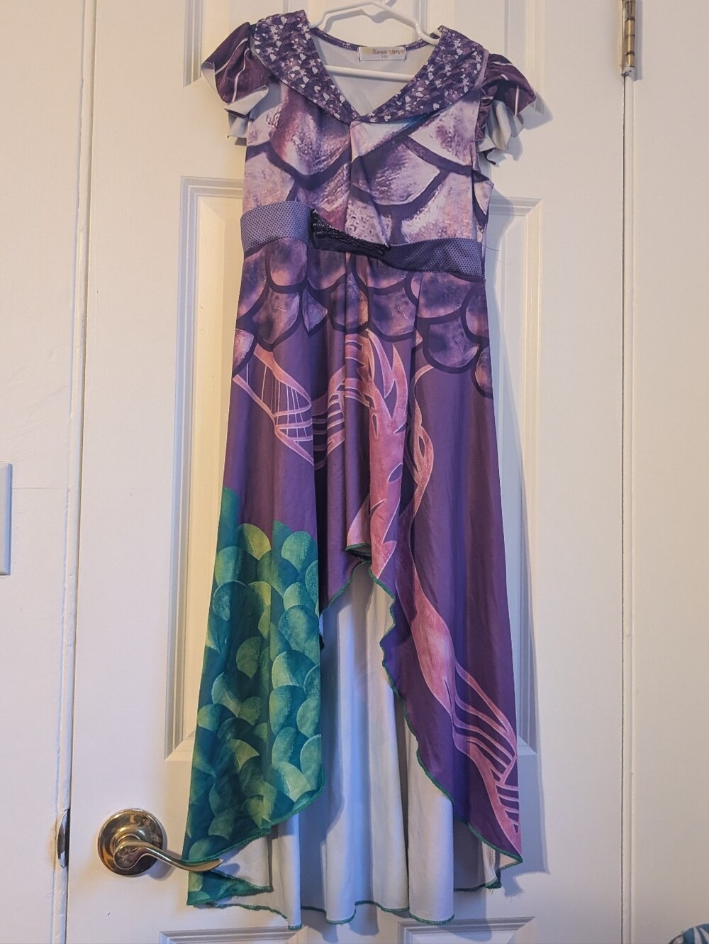 Disney Descendants Mal Cosplay Dress Size 120 / 6 - 7 Zhixuantong